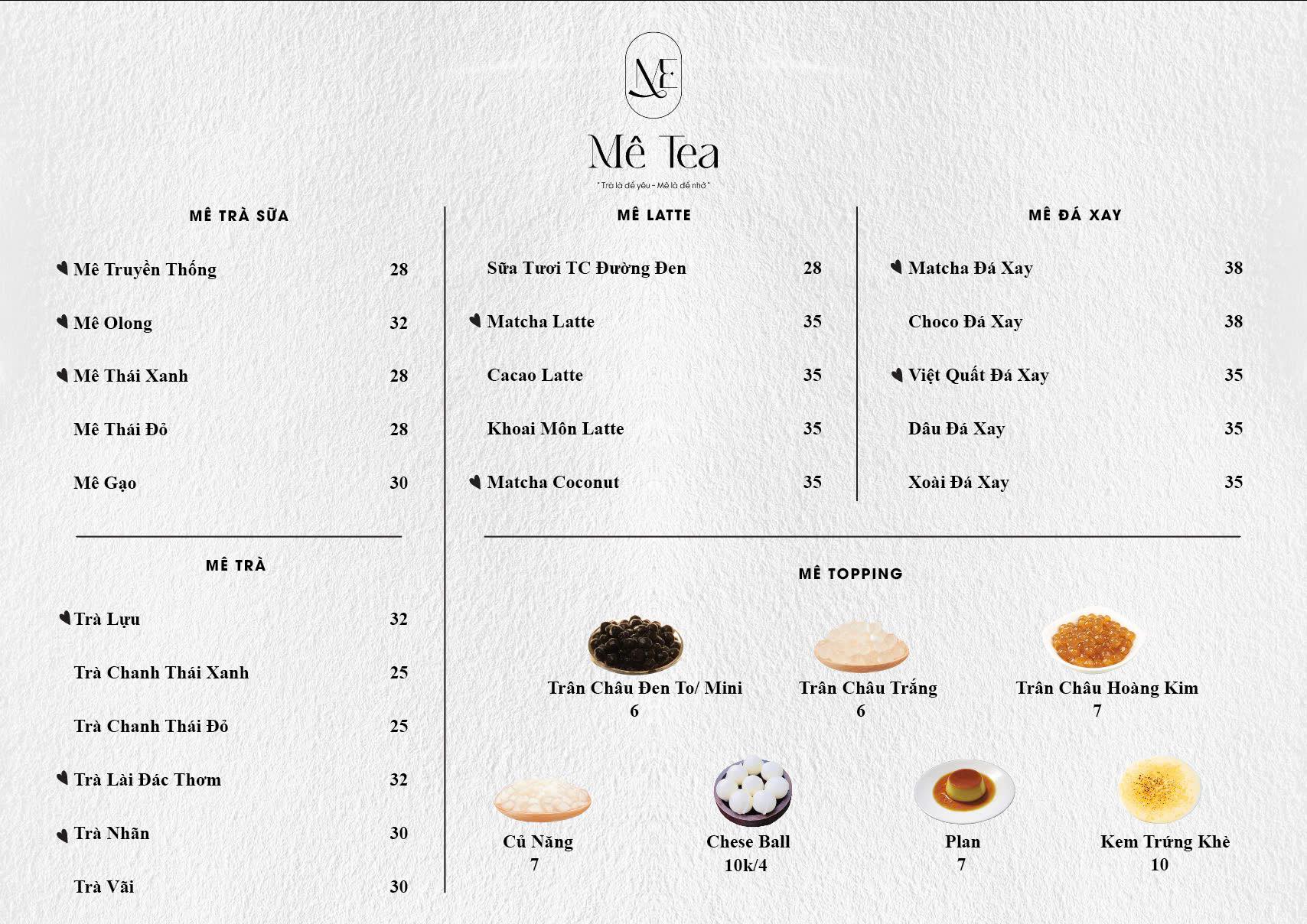 Mê Tea - Tiệm trà Đắk Mil... - Mê Tea - Tiệm trà Đắk Mil