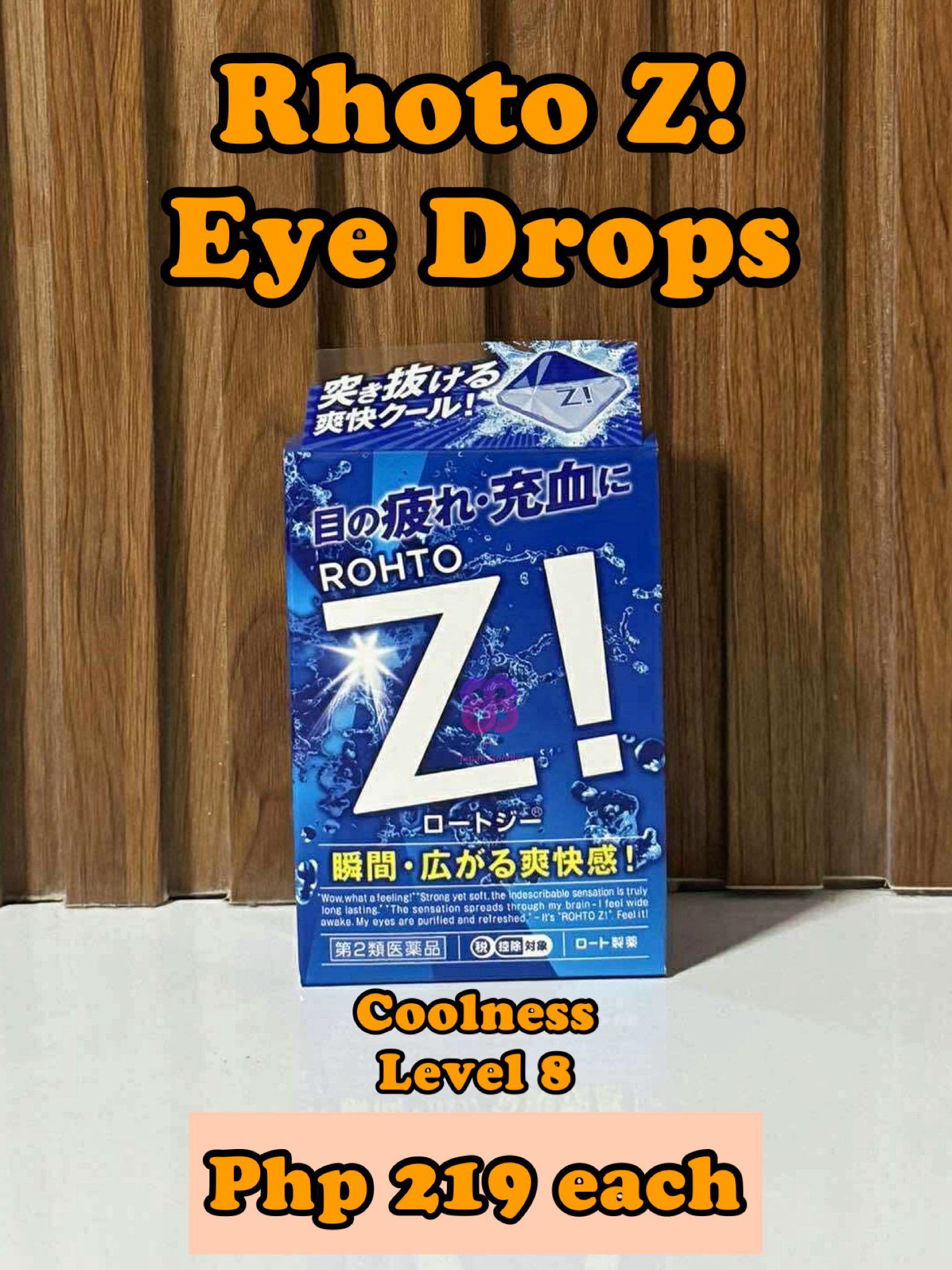 4J - ROHTO Z! Eye Drops 12ml - Made in Japan 🔷Coolness Level - 8 Price ...
