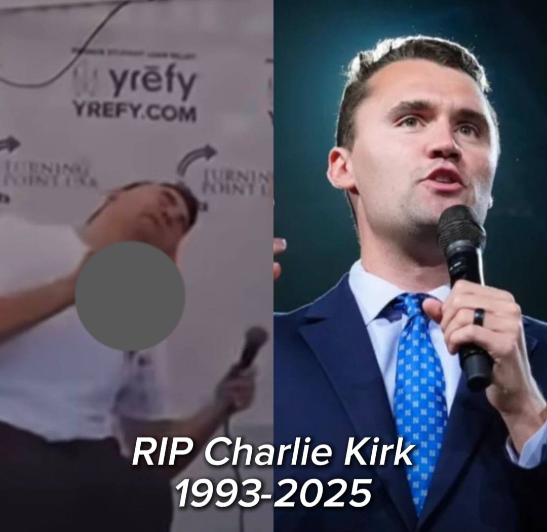 Amazing - Charlie Kirk, who was shot moments ago at Utah Valley ...