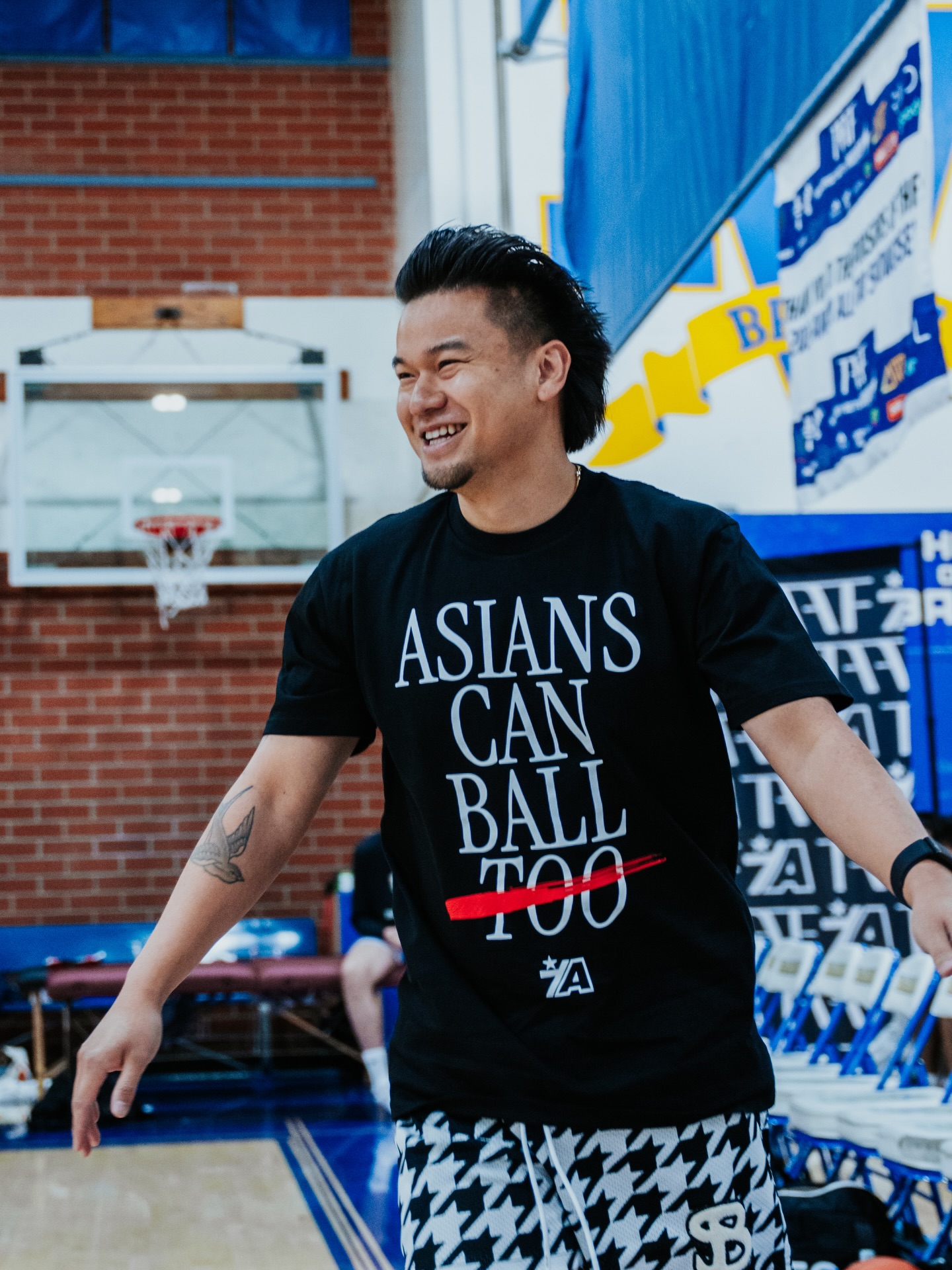 In case you didn't know yet ⬆️ ASIANS CAN BALL T̶O̶O̶ Tee pre