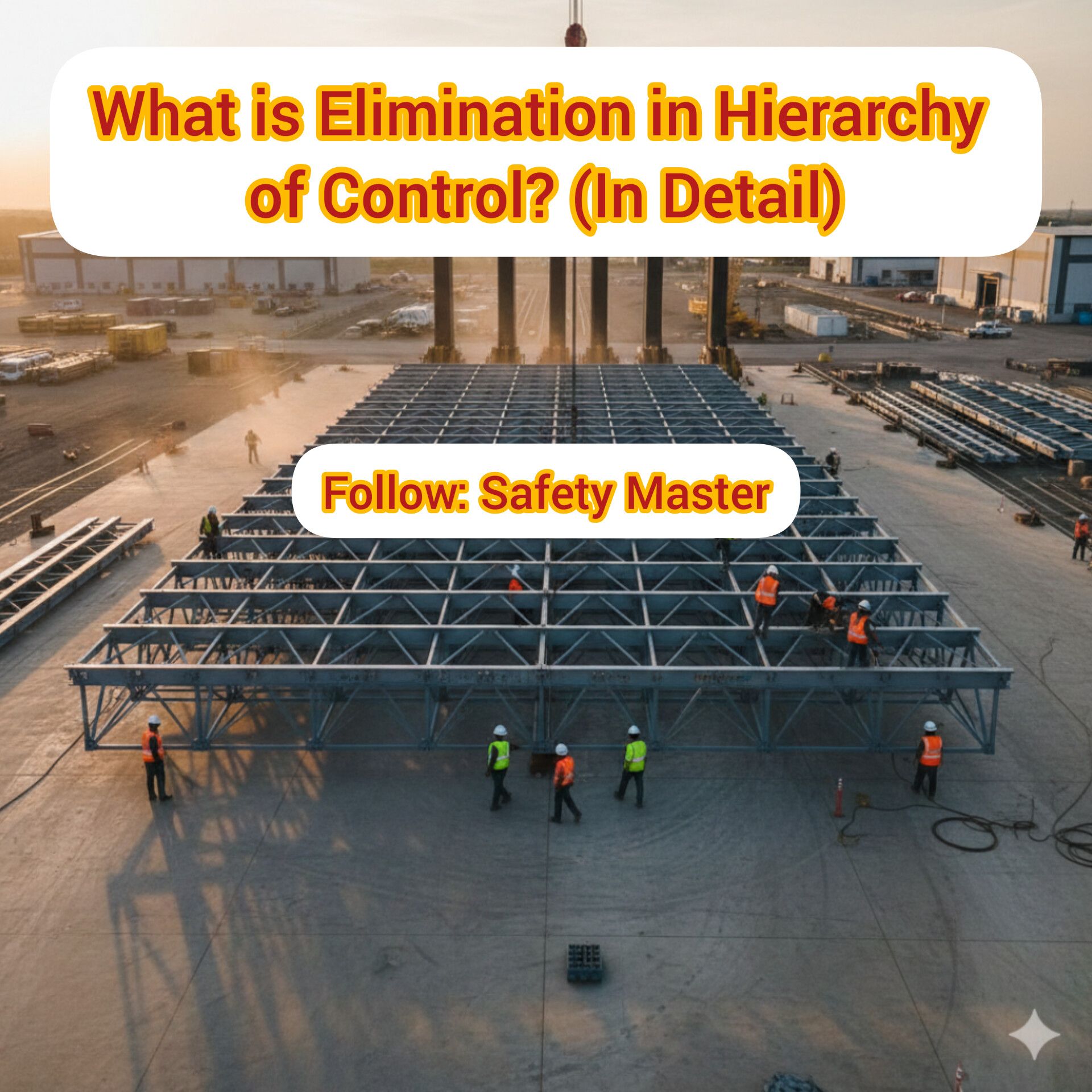 Safety Master - What is Elimination in Hierarchy of... | Facebook