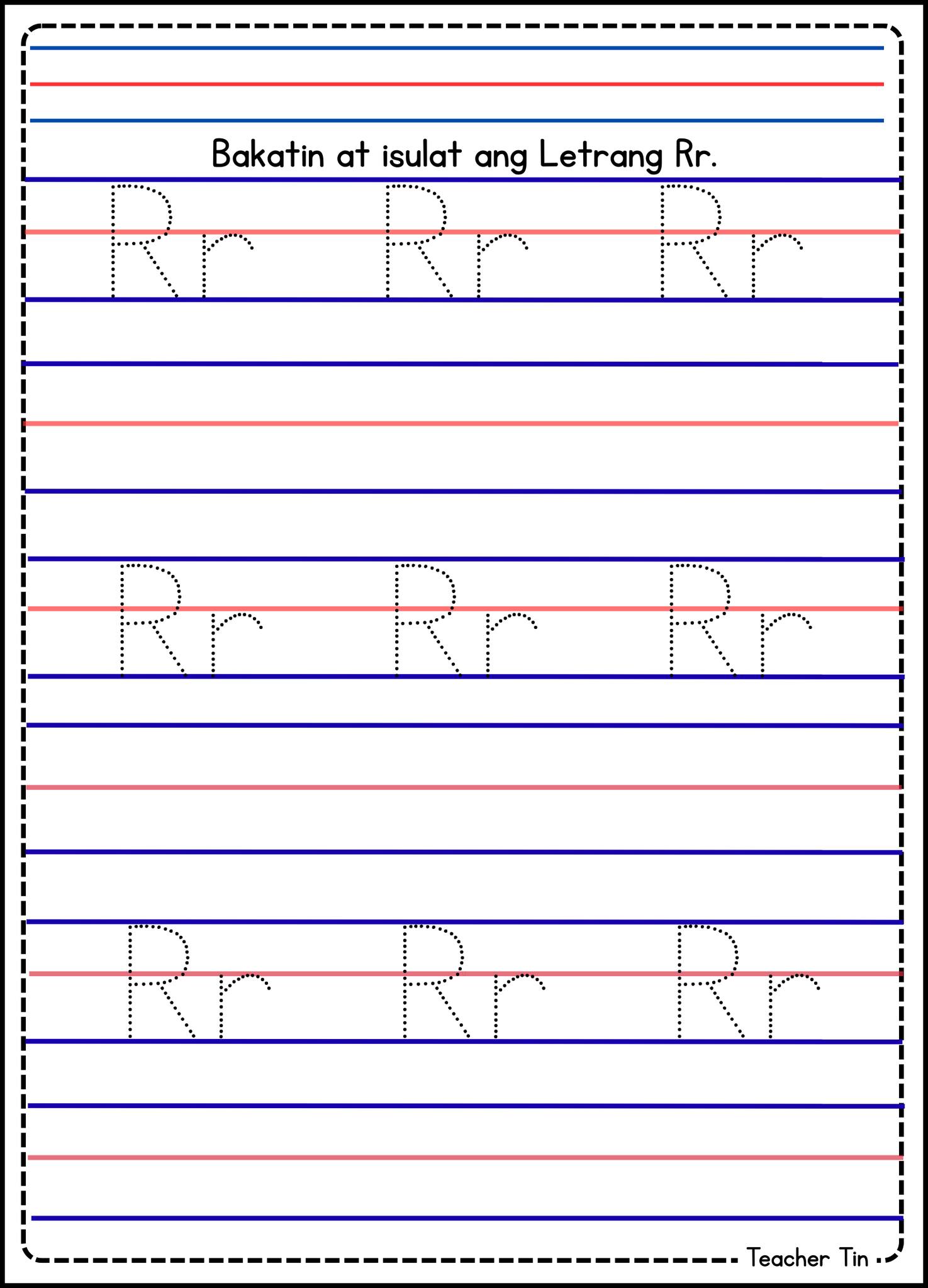 Teacher Tin - 🌼Q3-W7-LITERACY WORKSHEETS Letrang Rr 🚫Do... | Facebook