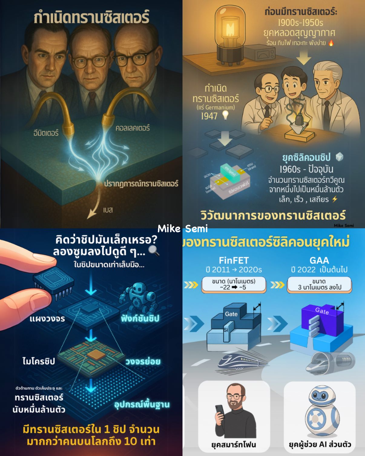  เซมิมั้ย - รวมมิตรเรื่องทรานซิสเตอร์ หลายวันที่ผ่านมา โพสต์เกี่ยวกับไท Illustration 