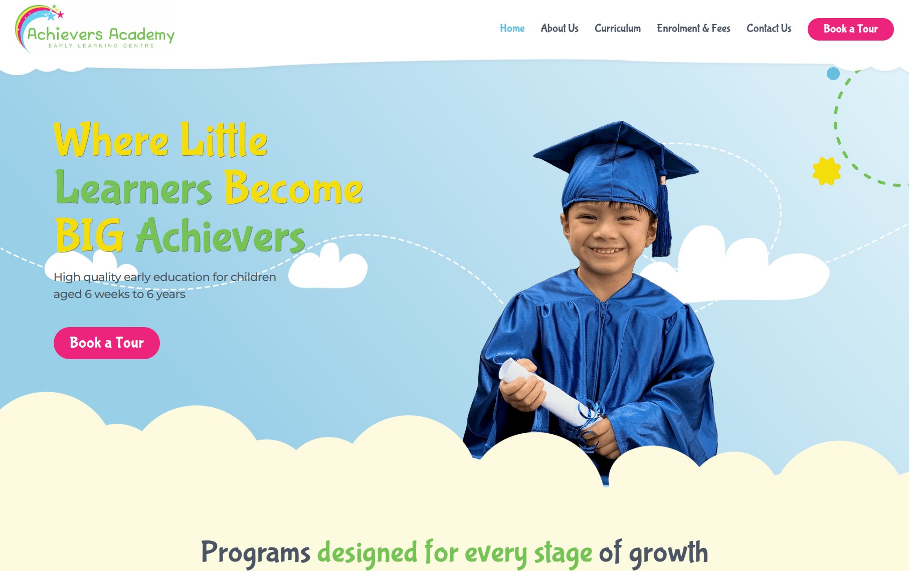 Falcon Digital - 🎉 Website Launch — Achievers Academy... | Facebook