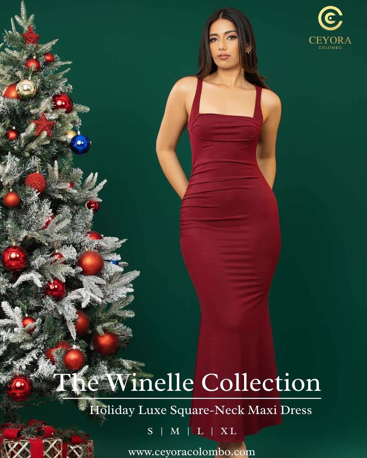 Ceyora Colombo - 🌟 Ceyora Winelle Holiday Luxe Square-Neck... | Facebook