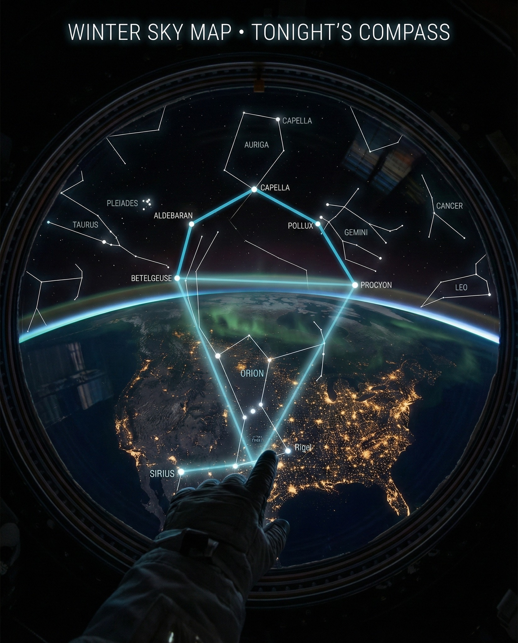 Moonlit - WINTER SKY LANDMARKS MAP: YOUR NIGHT COMPASS BEFORE NEW MOON ...