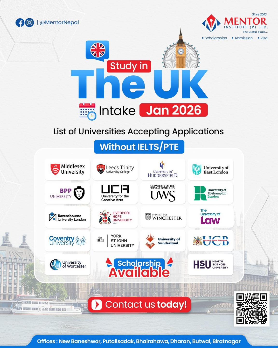 Mentor - 🎓 Study in the UK – January 2026 Intake! 🇬🇧 Dreaming of ...