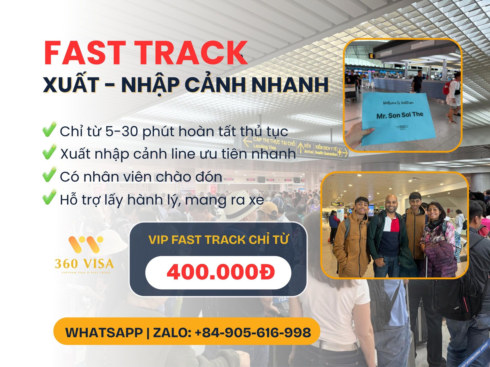Dịch Vụ Fast Track VIP Tại Sân Bay | Hãy chào mừng các thành viên mới ...