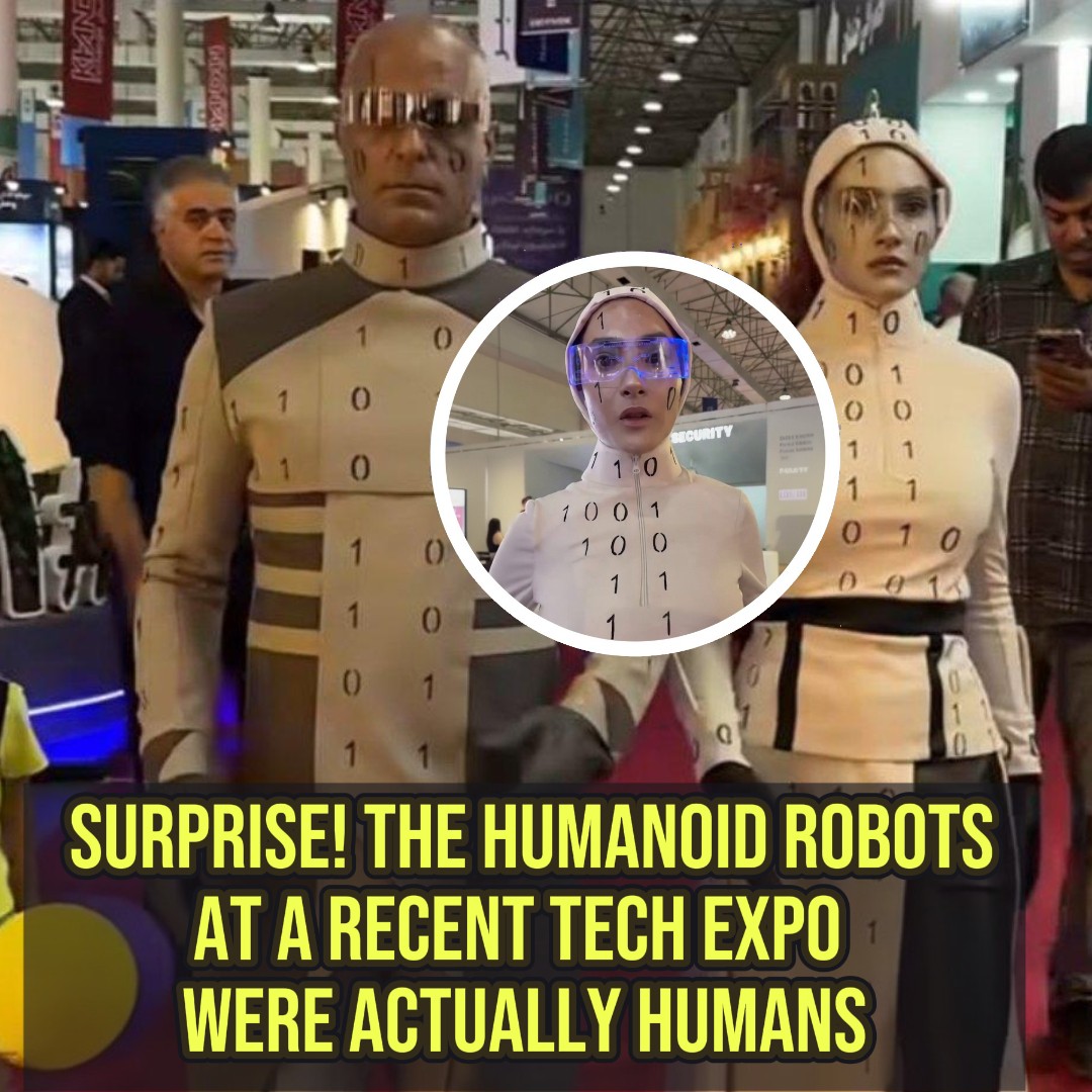 Robots: - FAUX-BOTS!! The 2025 Kish Inox Tech Expo in Iran went viral ...
