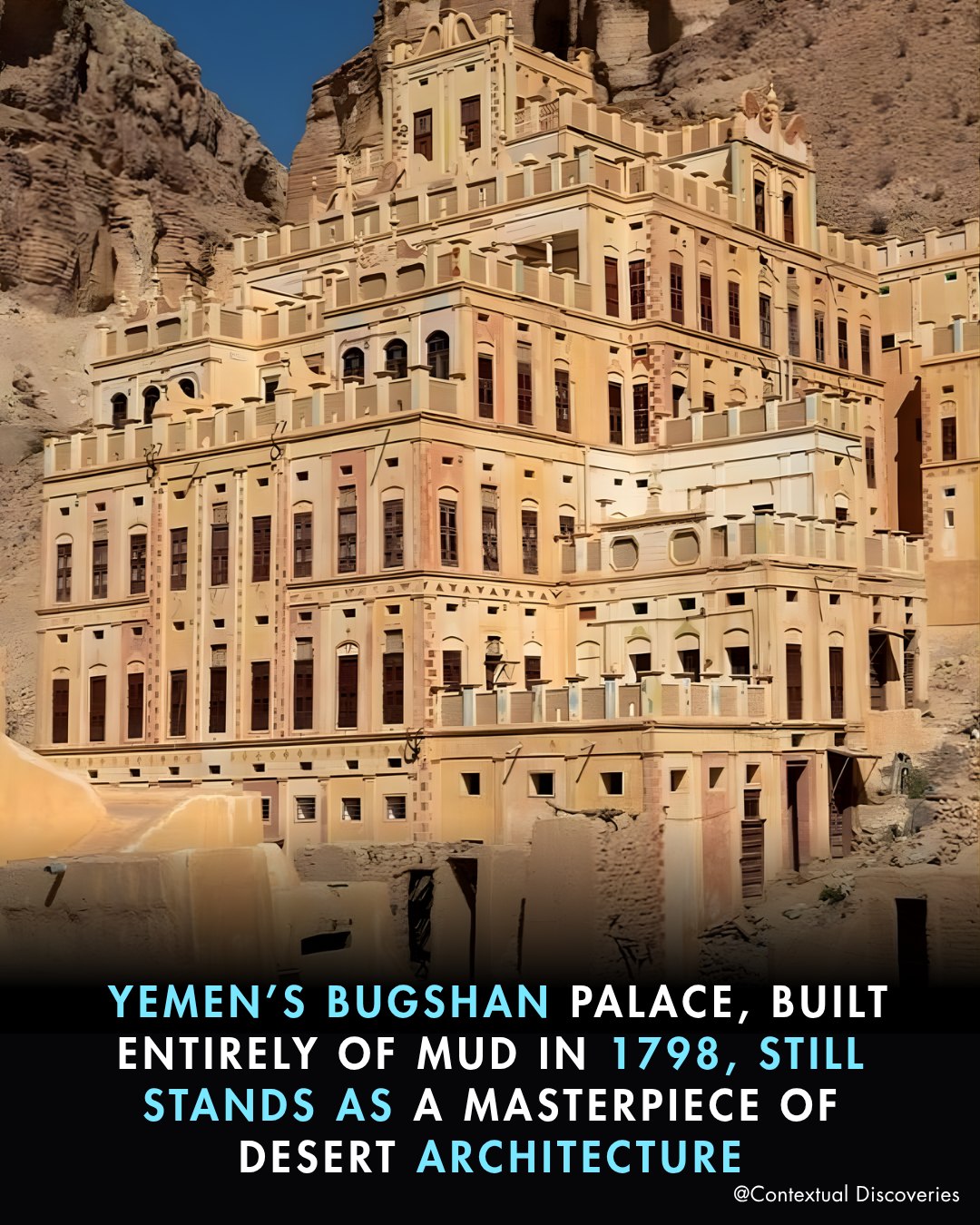 Contextual - Rising from the golden sands of Yemen, Bugshan Palace is a ...
