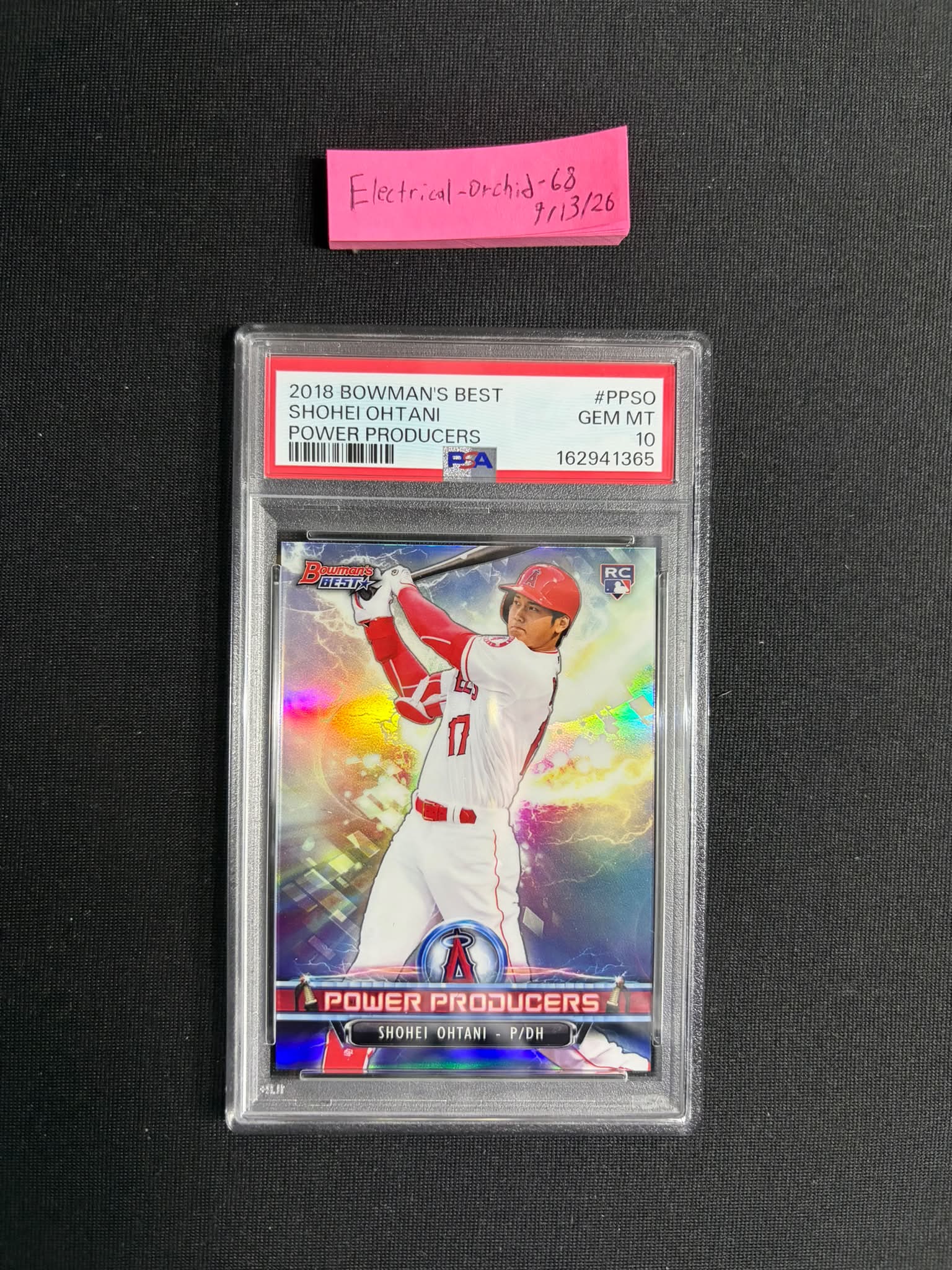2018 Power Producers Ohtani PSA 10 for sale!!! $1300 shipped
