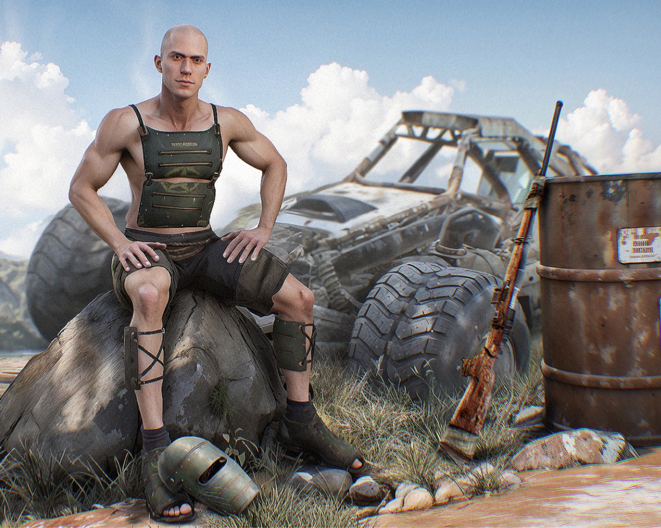 Guess the new weapon in Oxide: Survival Island