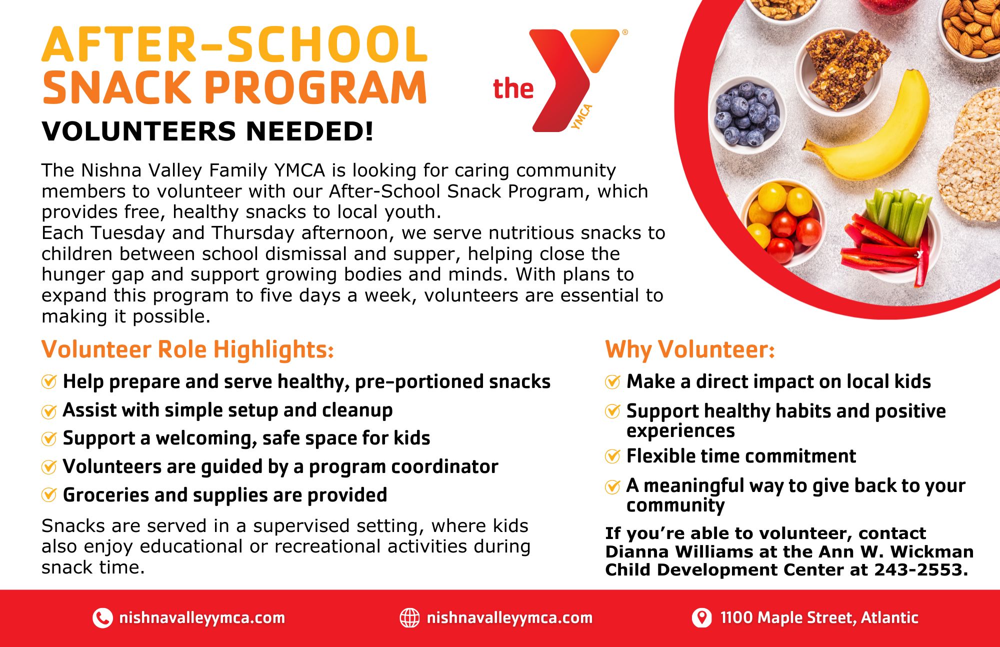 Nishna - Our Snack program is growing—and we need your help! ️ Between ...