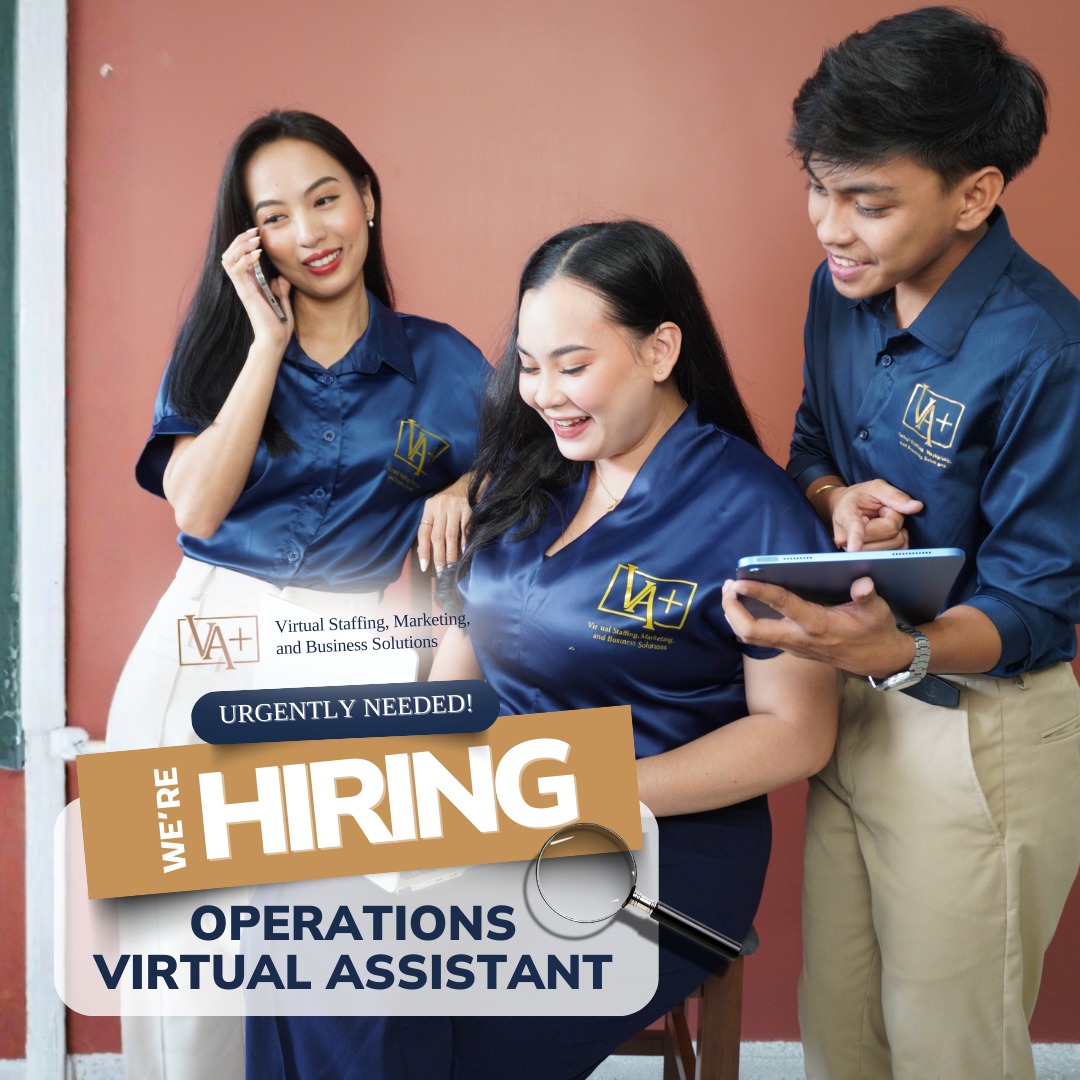 🚨 We’re Hiring: Operations VA (Virtual Assistant – Operations) 🚨 📌 Job ...