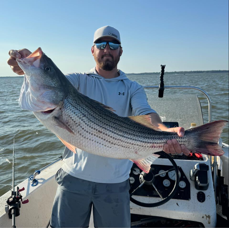 Striper fishing and Jug-lining on Lake Texoma. What an awesome trip ...