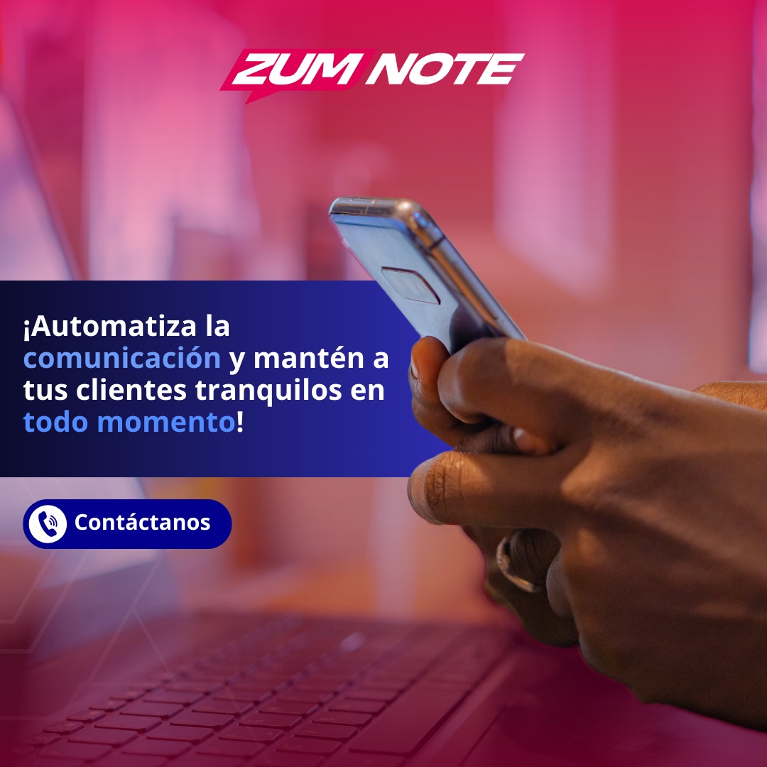 Zum Note - Con nuestra plataforma, tus pasajeros recibirán...