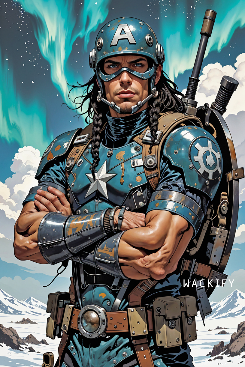 Wackify - Captain America #wackify #wallpaper #comicart #fanart # ...
