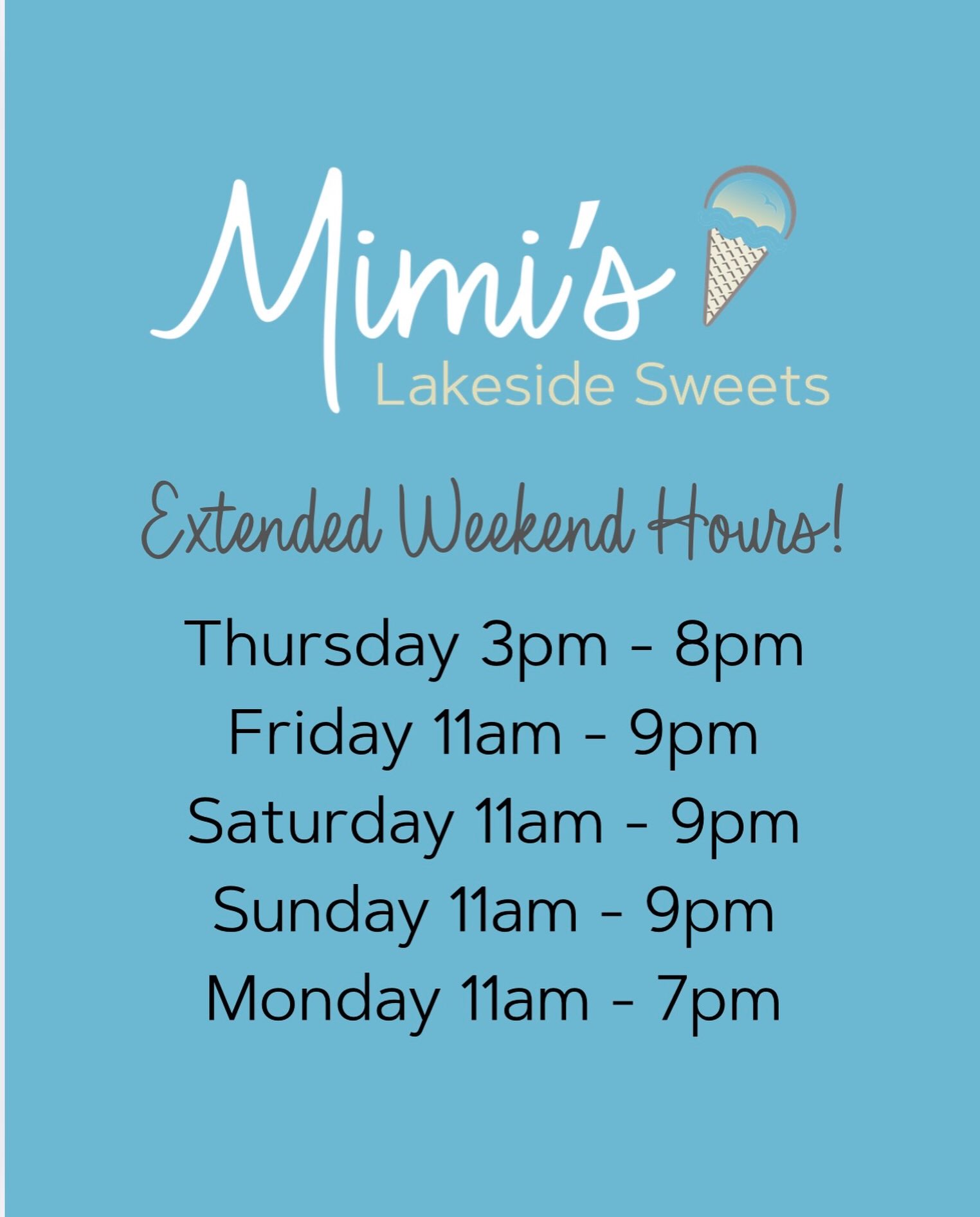 Mimi's Lakeside Sweets | Balsam Lake WI