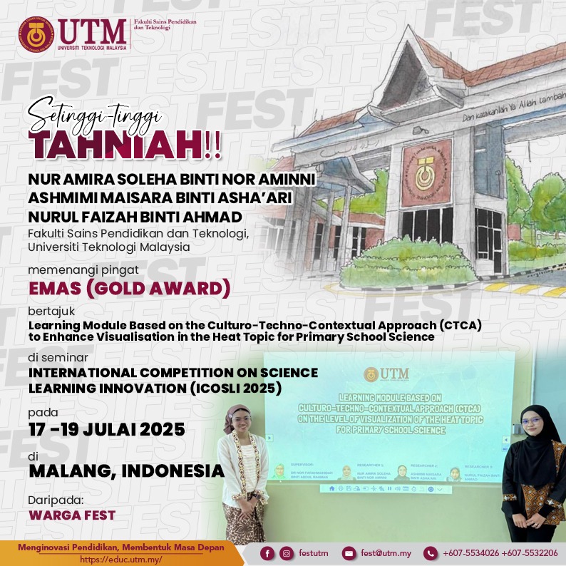 Faculty of Educational Sciences and Technology, UTM