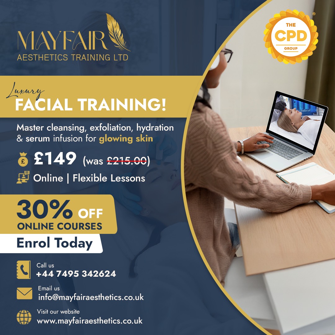 MayFair - Become certified in one of the UK’s most in-demand facial ...