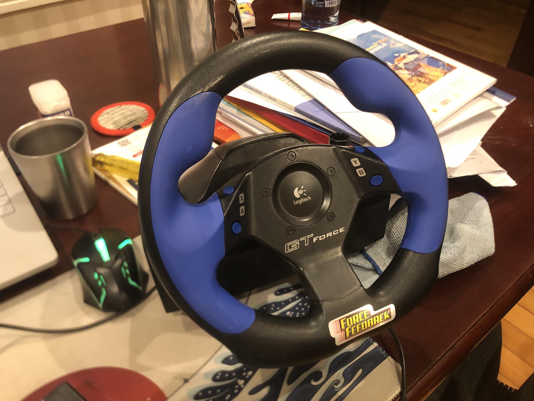 Sim Racing Setup Việt Nam | dạ e có 1 cái vô lăng như thế này, mọi ...