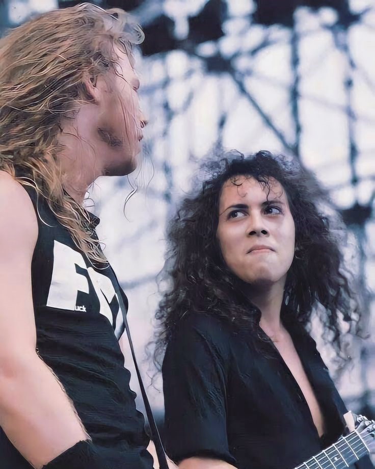 Back to the '80s with James Hetfield and Kirk Hammett—legends in