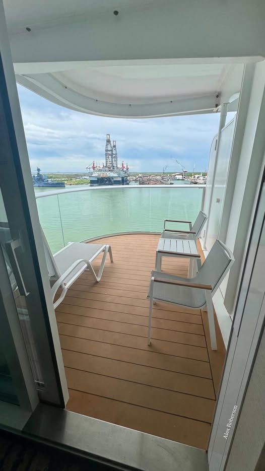The best balcony I've ever had! This is room 11483 on the Carnival