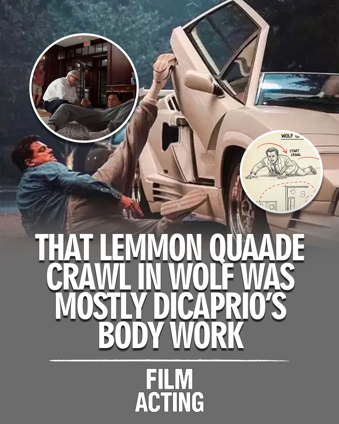 Film - The infamous Quaalude crawl in The Wolf of Wall Street was ...