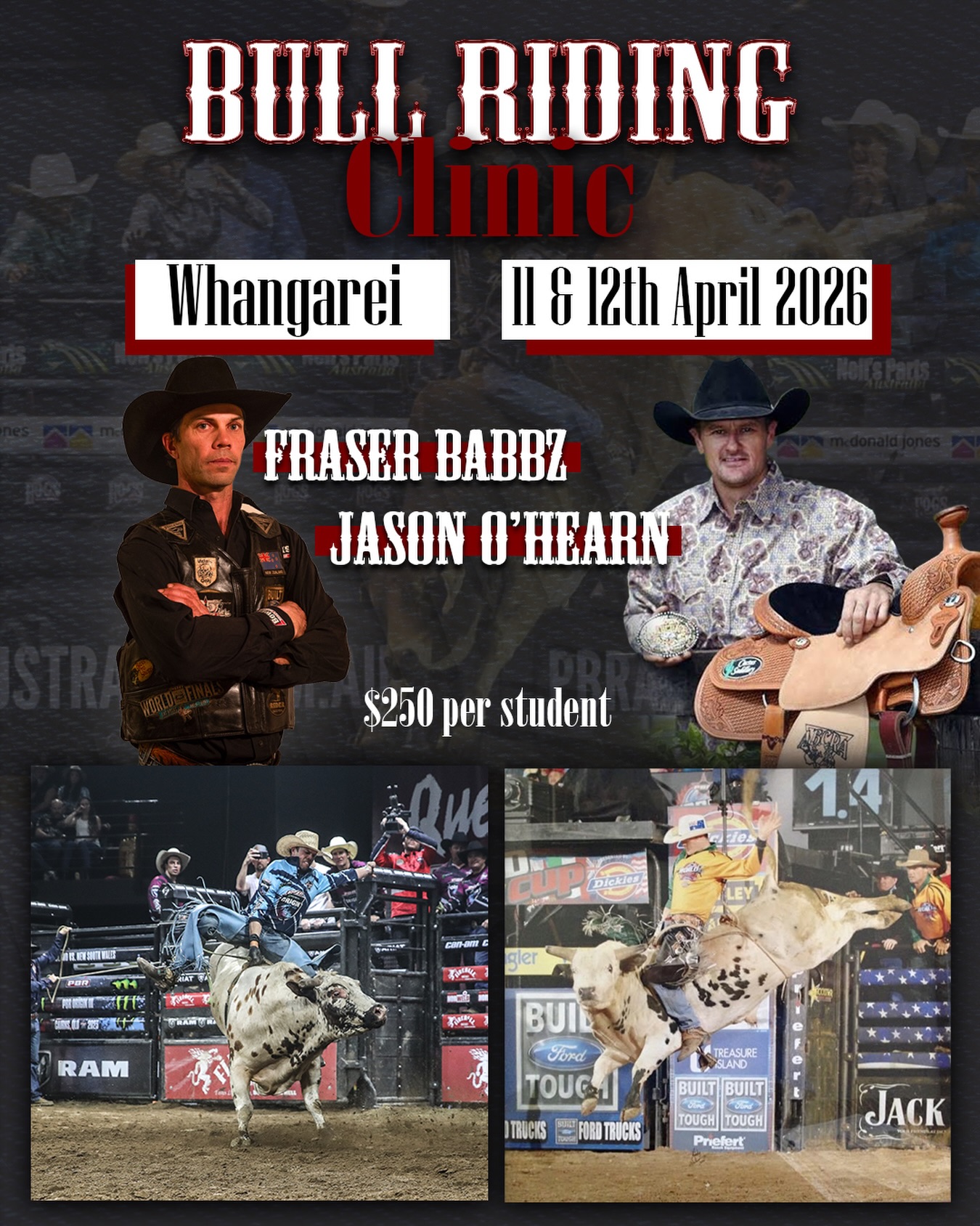 Bull Riders NZ - Save the date and submit your entry forms... | Facebook