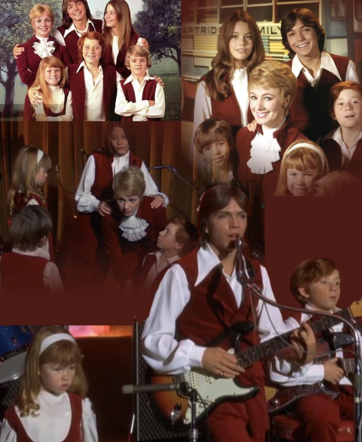 David Cassidy and Susan Dey at Kings Island during the filming of