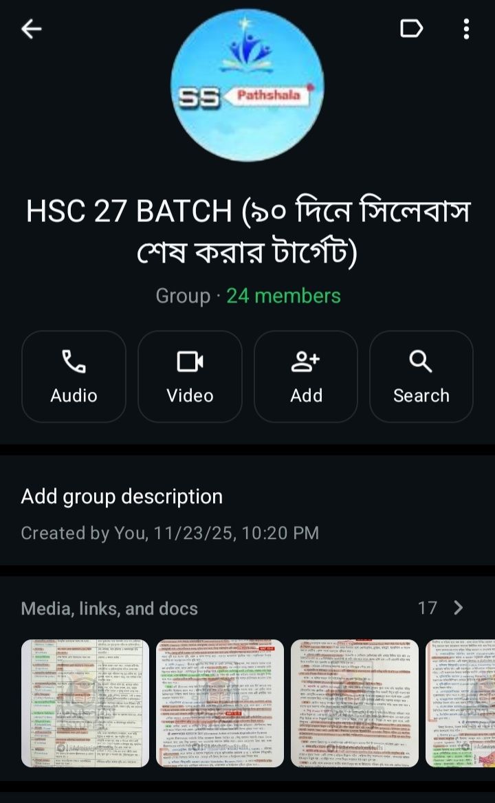 HSC BATCH 2027 | What's App Group - https://chat.whatsapp.com ...