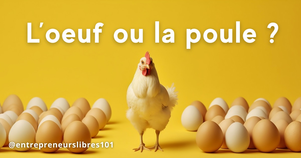 Janie - L'oeuf ou la poule ? On dit souvent que la question de l’œuf ou ...