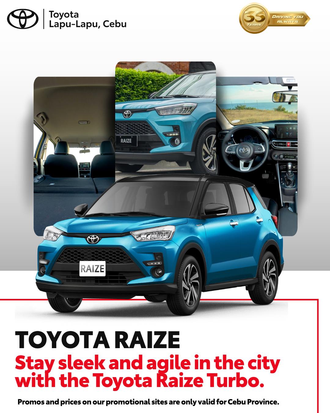 Toyota - Toyota Raize Stay sleek and agile in the city with the Toyota ...