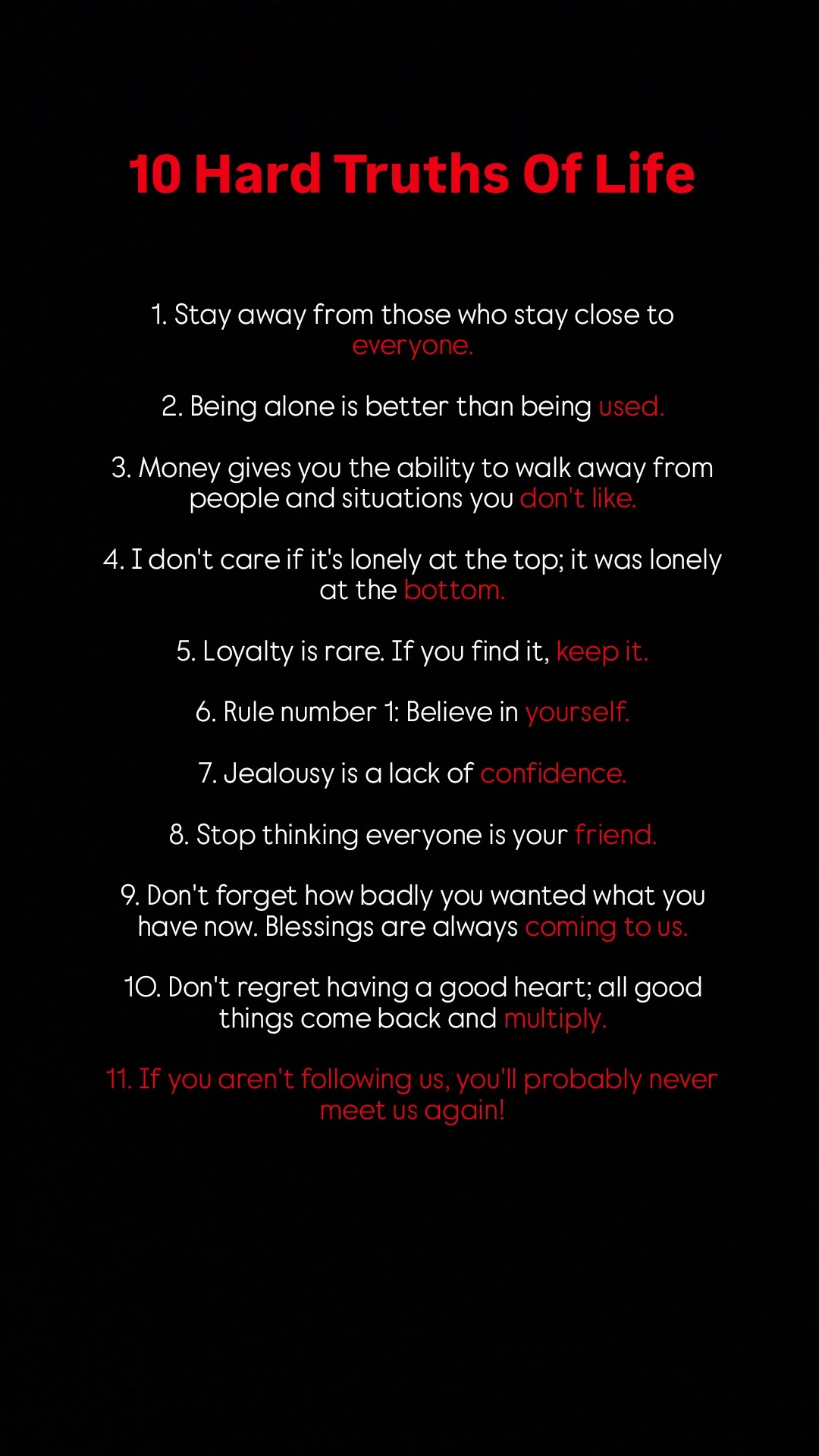 Psy - "10 Hard Truths Of Life — The lessons no one tells you, but ...
