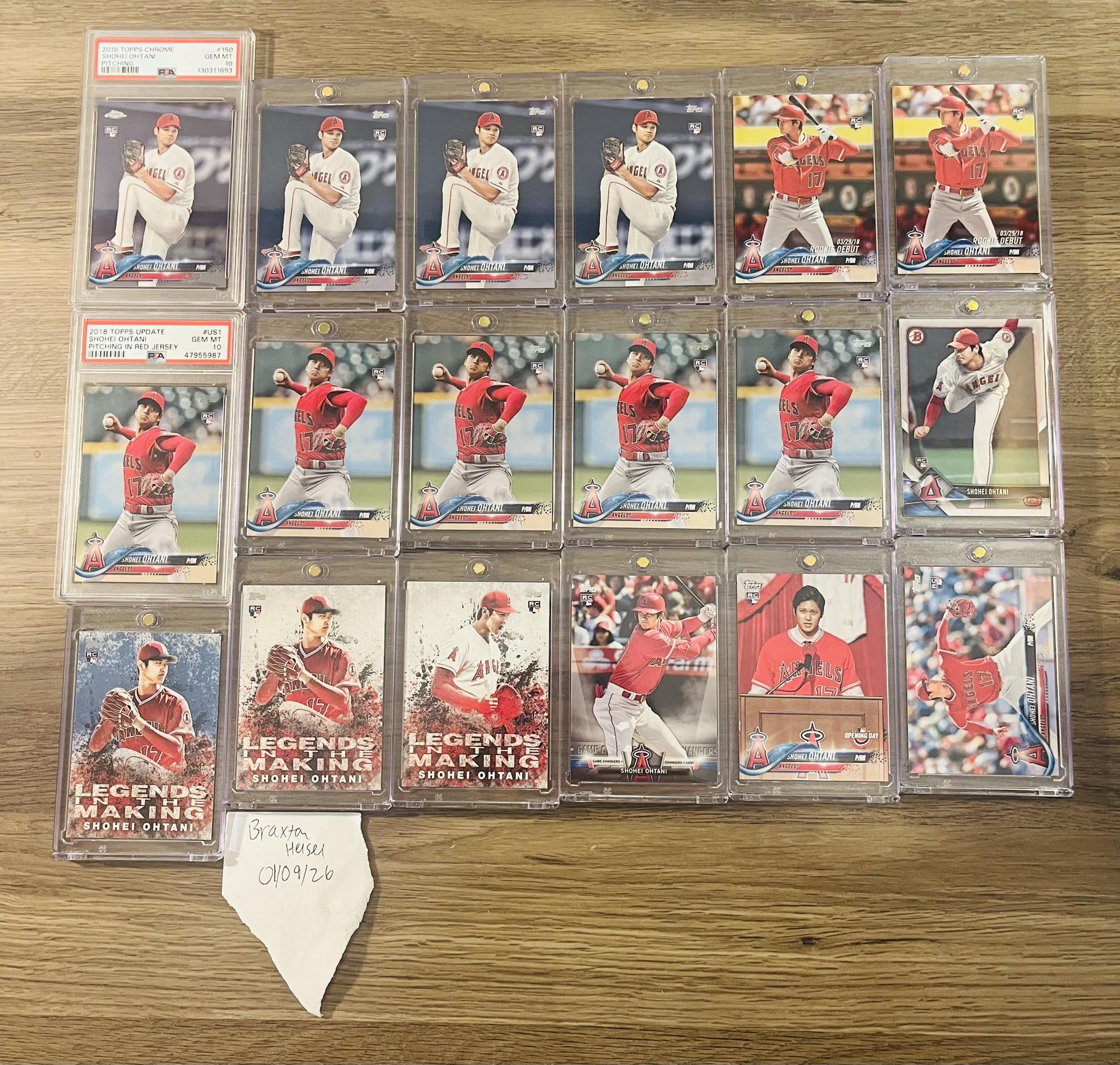 SOLD 2018 SHOHEI RC LOT SOLD $2200 OPEN TO OFFERS Want to sell as 