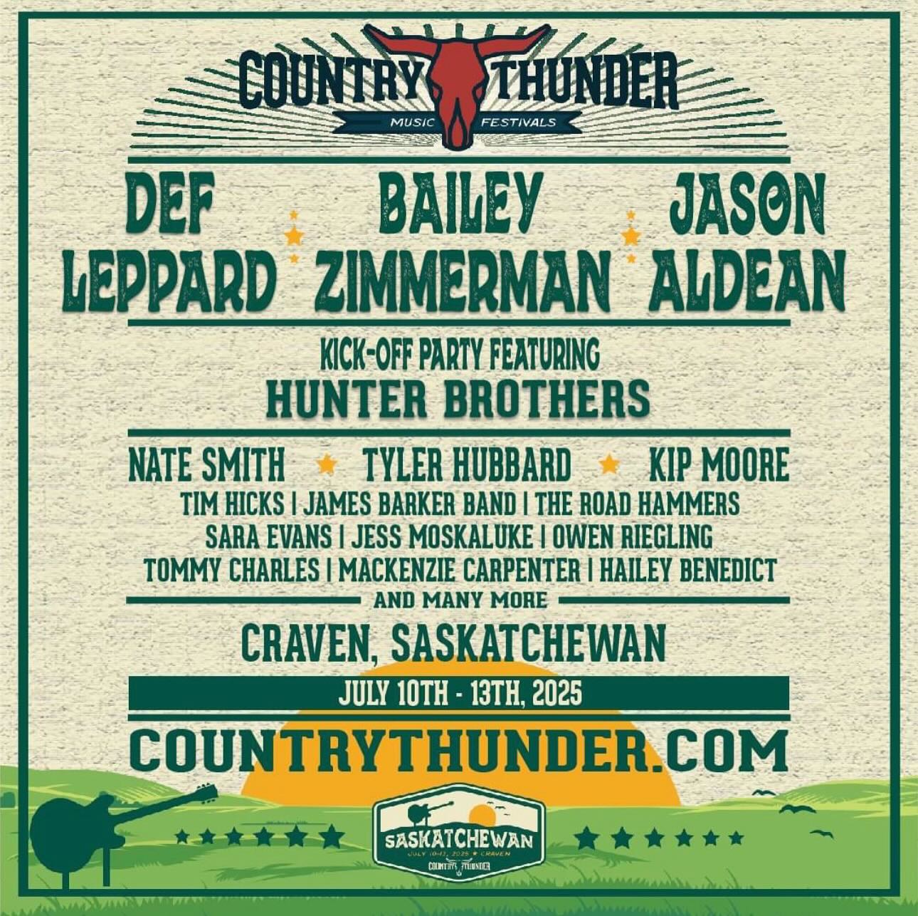🎶 COUNTRY THUNDER 2025 🎤 Craven, Saskatchewan is about to