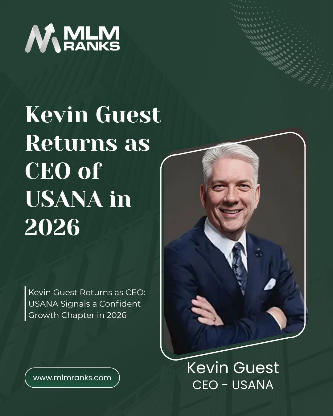 MLM - USANA Health Sciences enters 2026 with confidence and clarity as ...