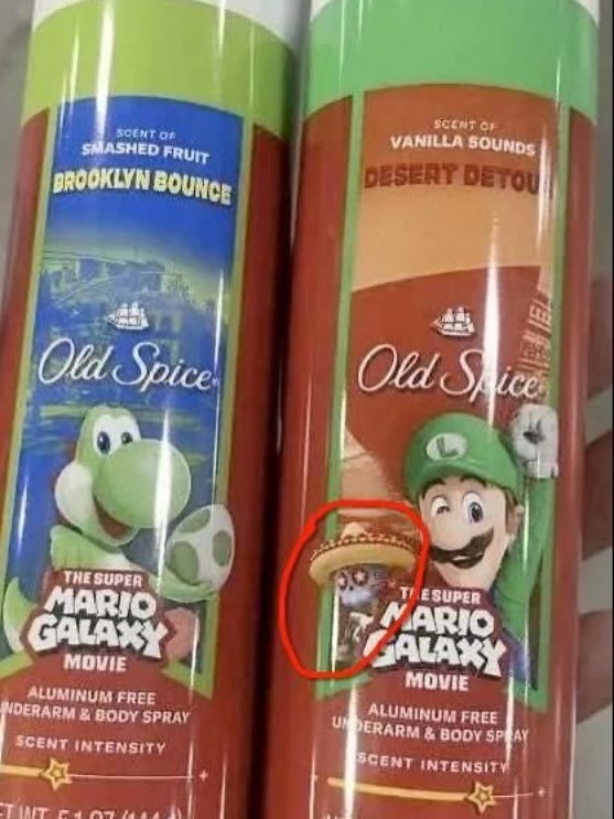 Super Mario Galaxy X Old Spice