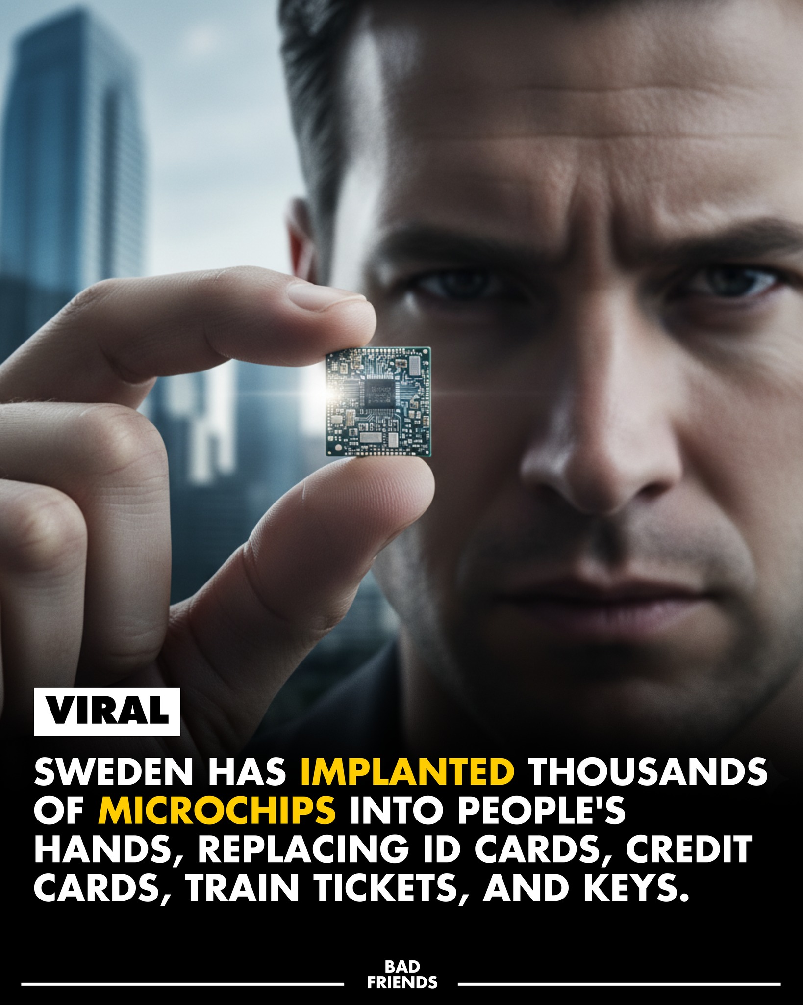 Bad - Sweden: 30,000+ people have a rice-sized microchip injected ...