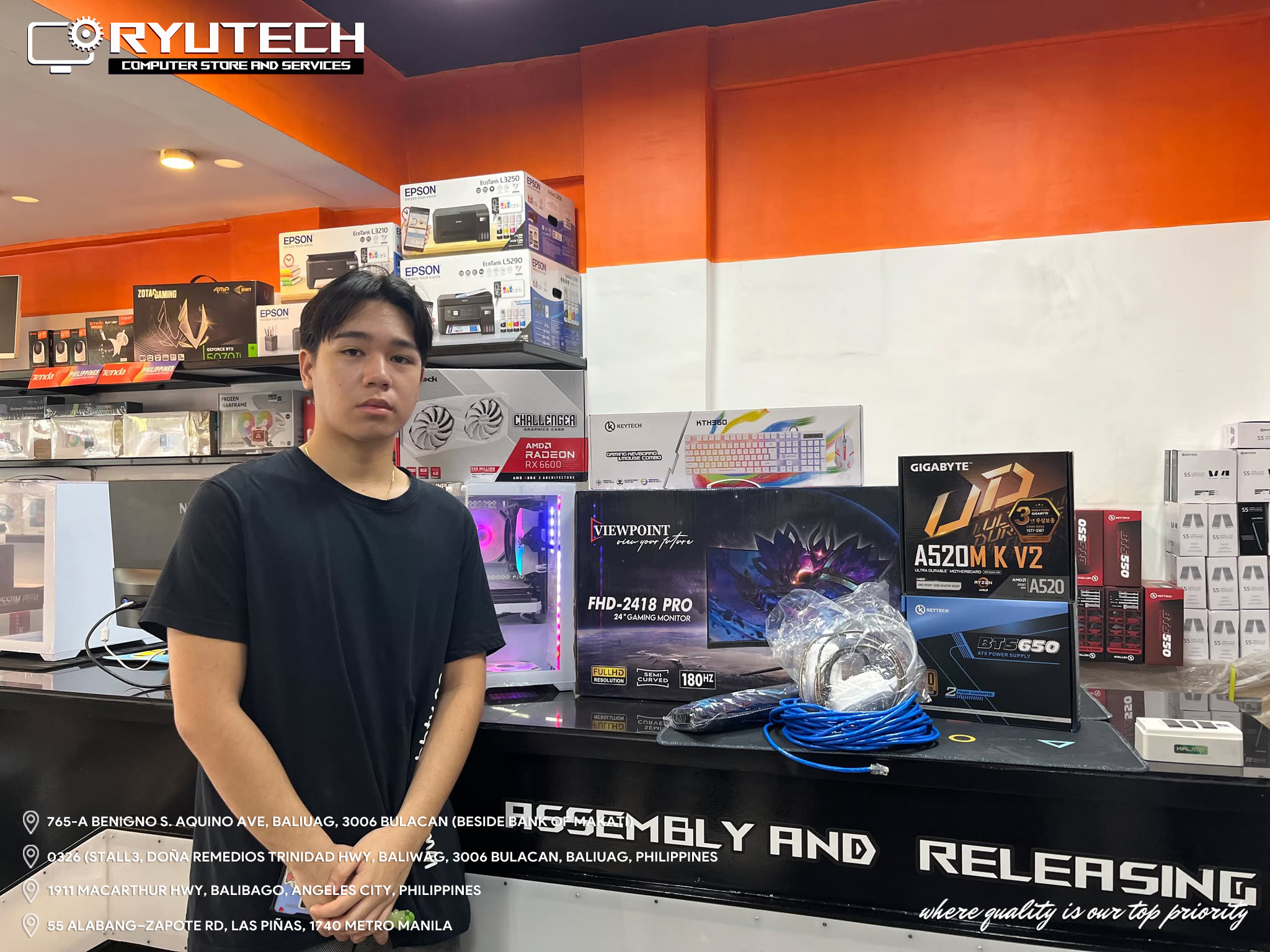 Ryutech - ⚡ Walk-in Build Completed! 🏬 Client from Las Piñas powered up ...