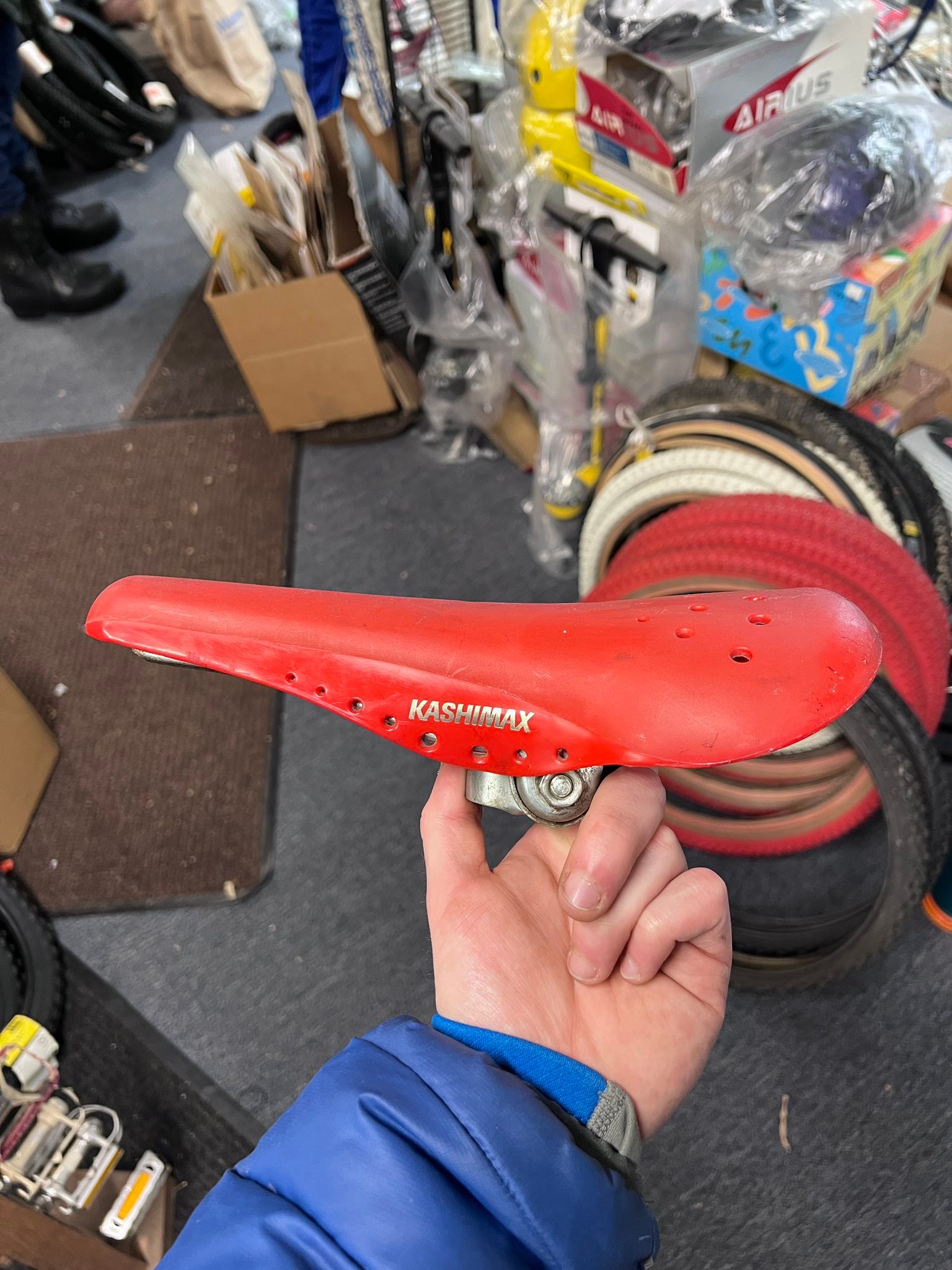 Vintage Kashimax BMX seats for sale