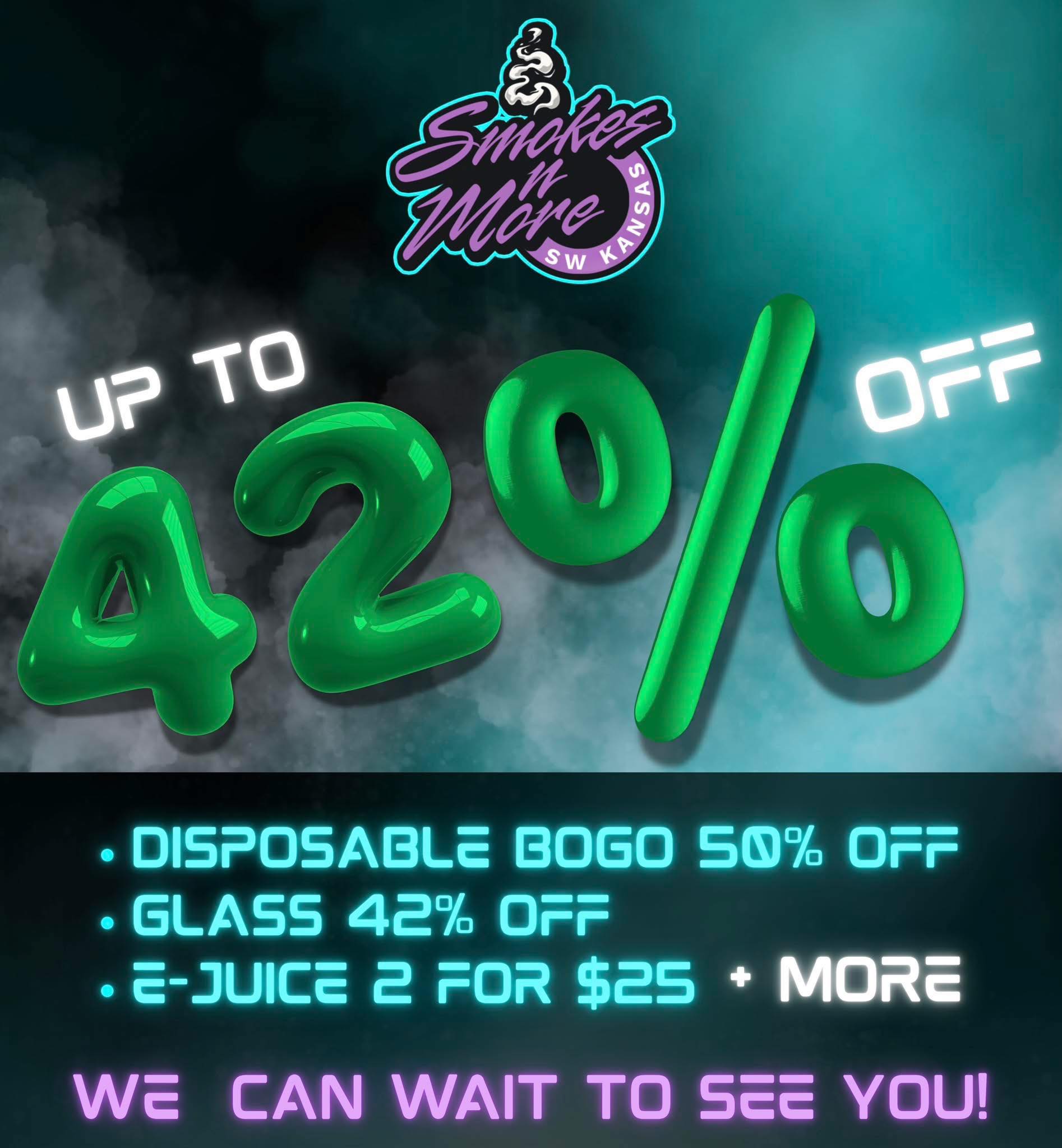 vape mod bundle coupon 🚨 420 Deals Are LIVE! 🚨 Celebrate with up to 42% off—today only! •Buy one, get one half off disposables •Glass: 42% off •Vape mods: 20% off •E-juice: 2 for $25 Swing Nicotine:3% (30mg) Menthol Nic Salt E-Liquid Cookies