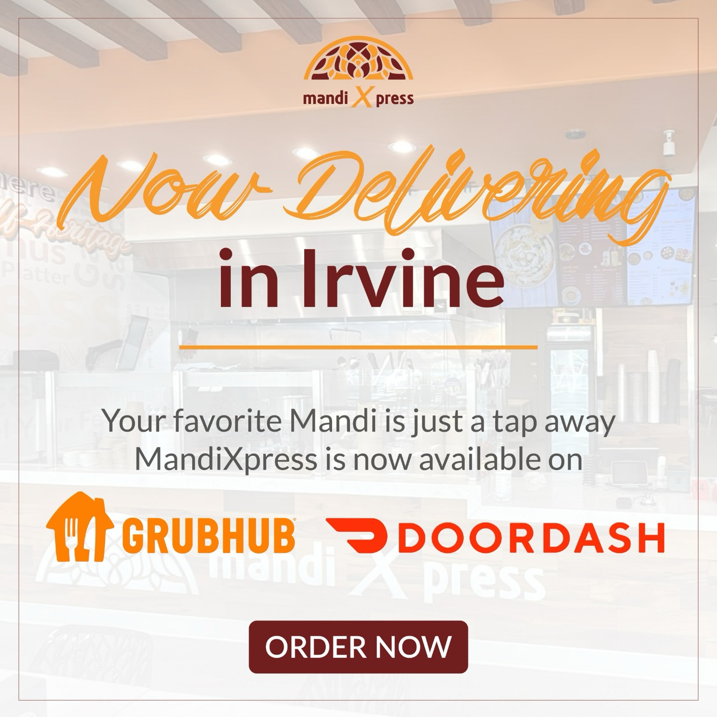 MandiXpress - 🚚 Now Delivering in Irvine! 🍽️ Great news! Your favorite ...