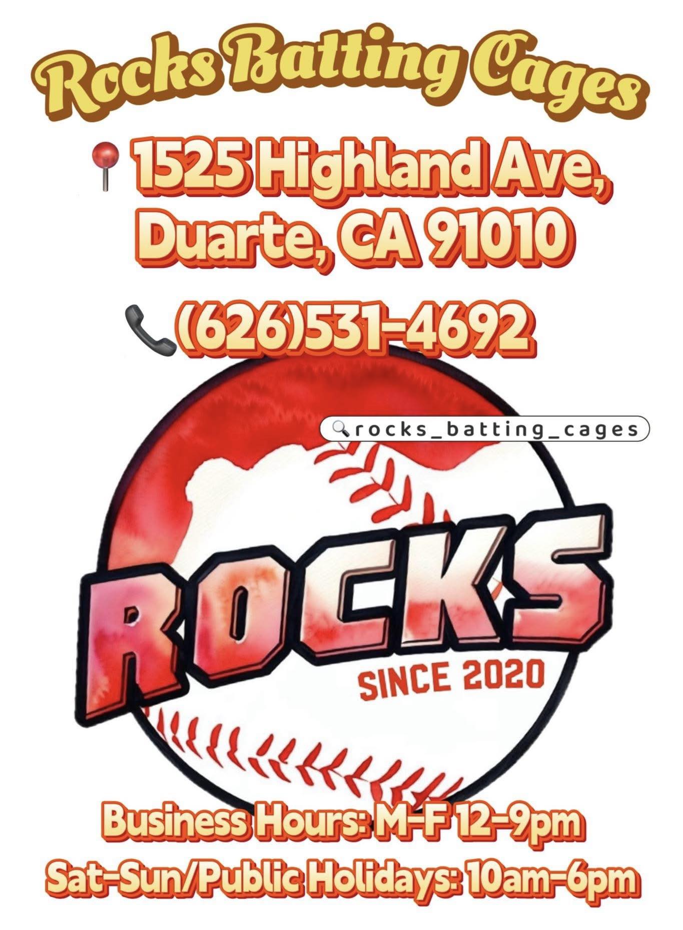 ROCKS Indoor Batting Cages | Monrovia CA