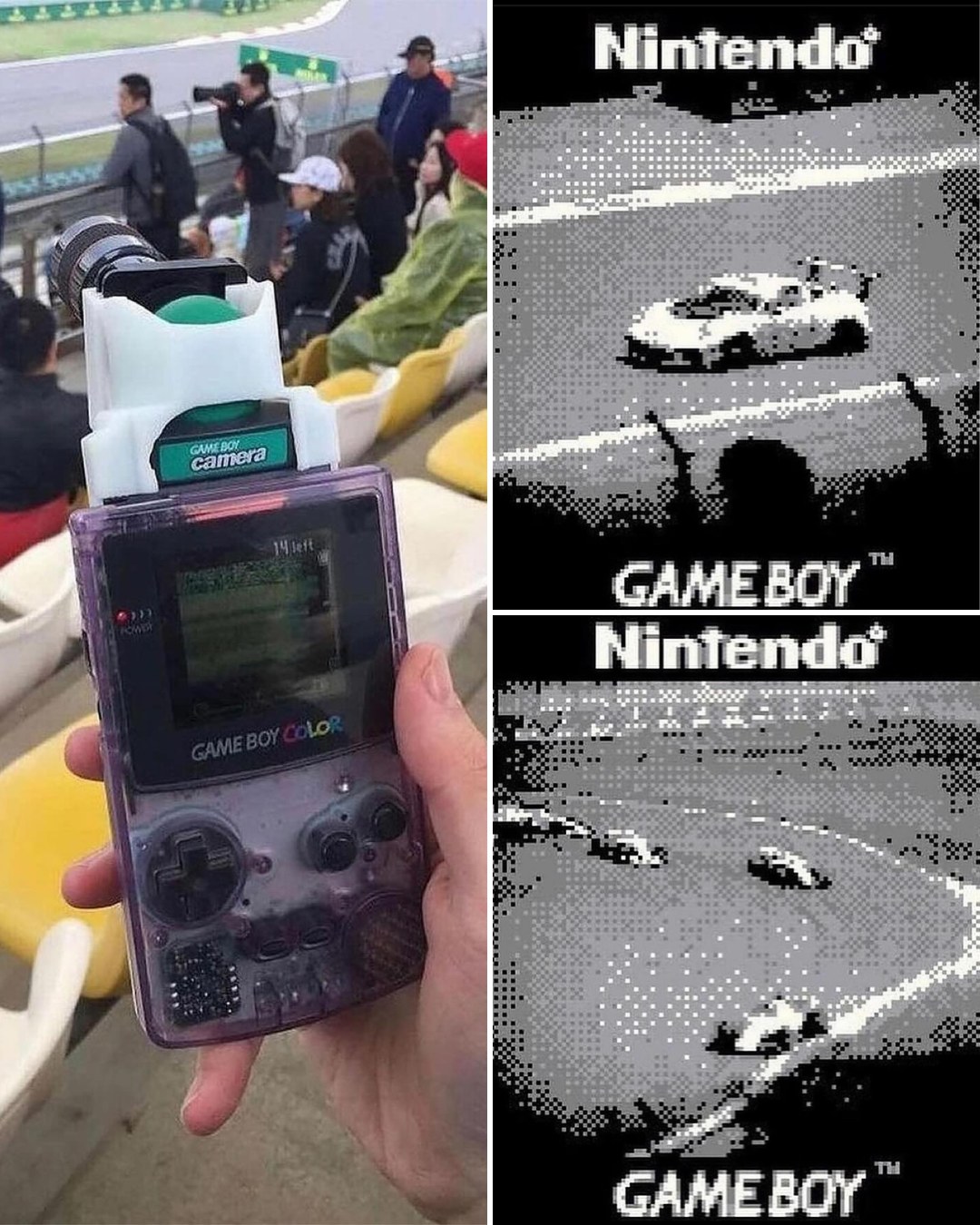Fanatics - A 27-year-old Game Boy Camera was brought to a race and