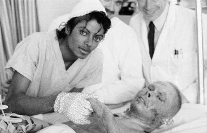Michael Jackson's 1984 Pepsi commercial accident and philanthropy