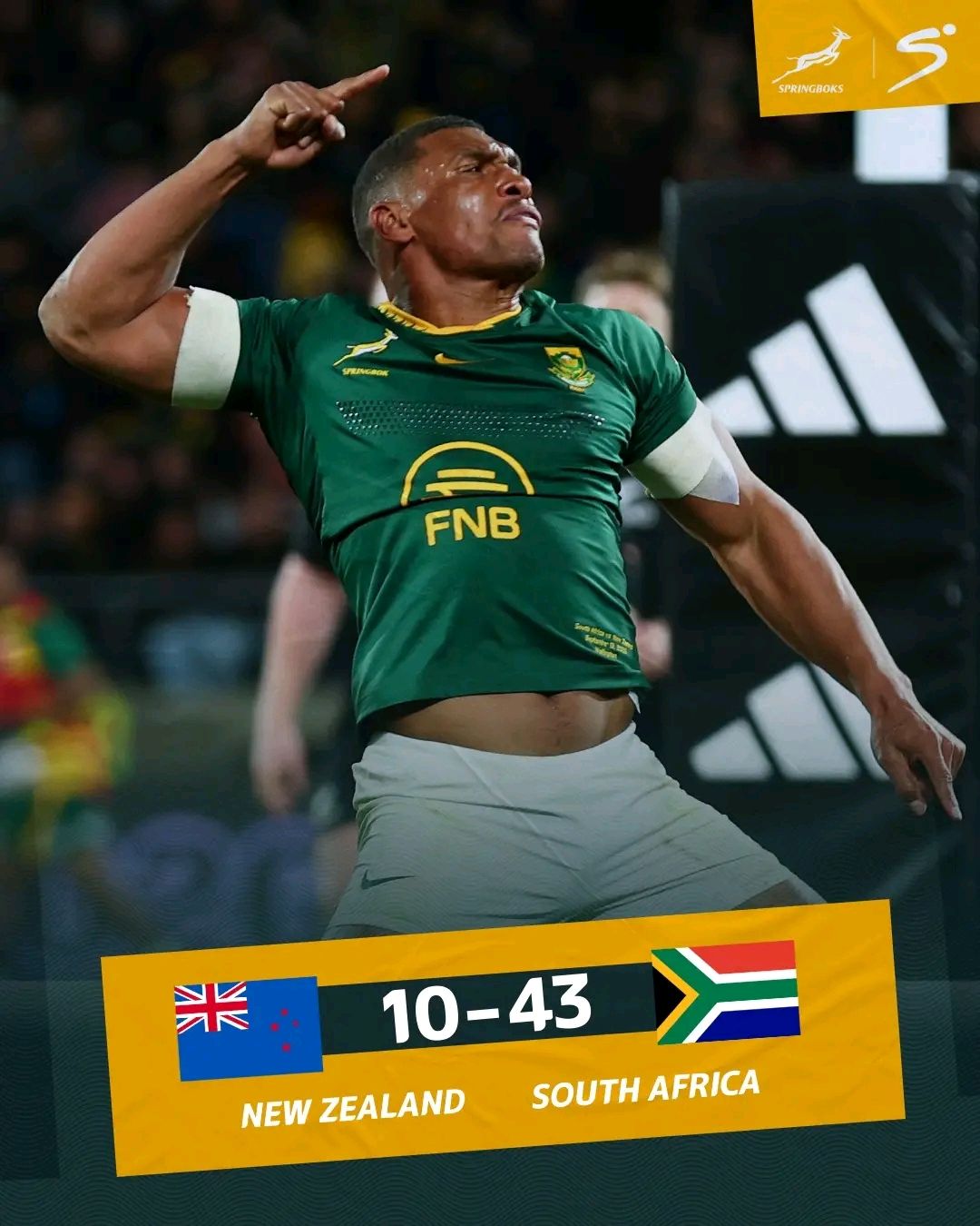 PSL - South Africa win the freedom cup Springboks make history in New ...