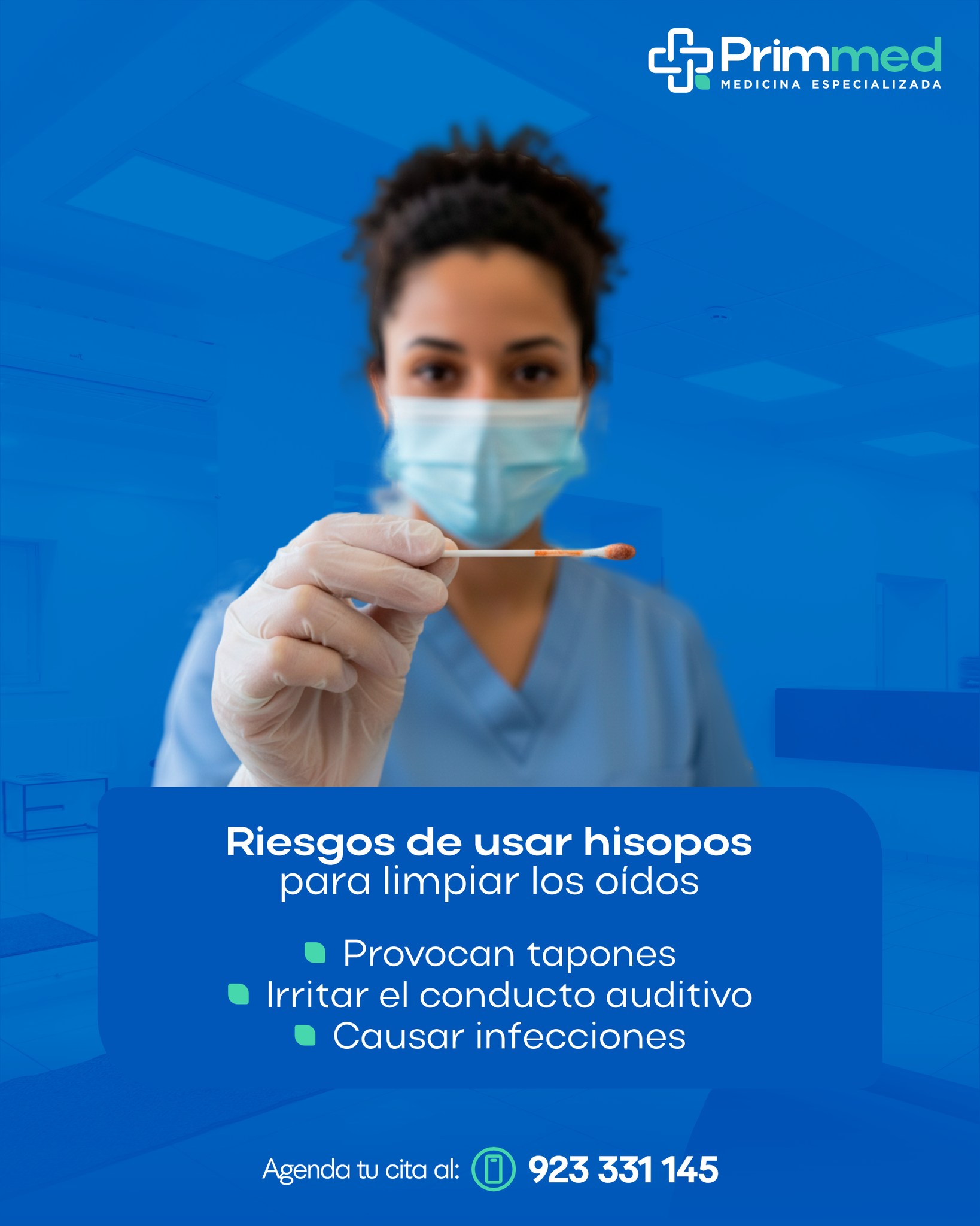 Primmed - ¿Usas hisopos para limpiar tus oídos? ⚠️ Podrías estar ...