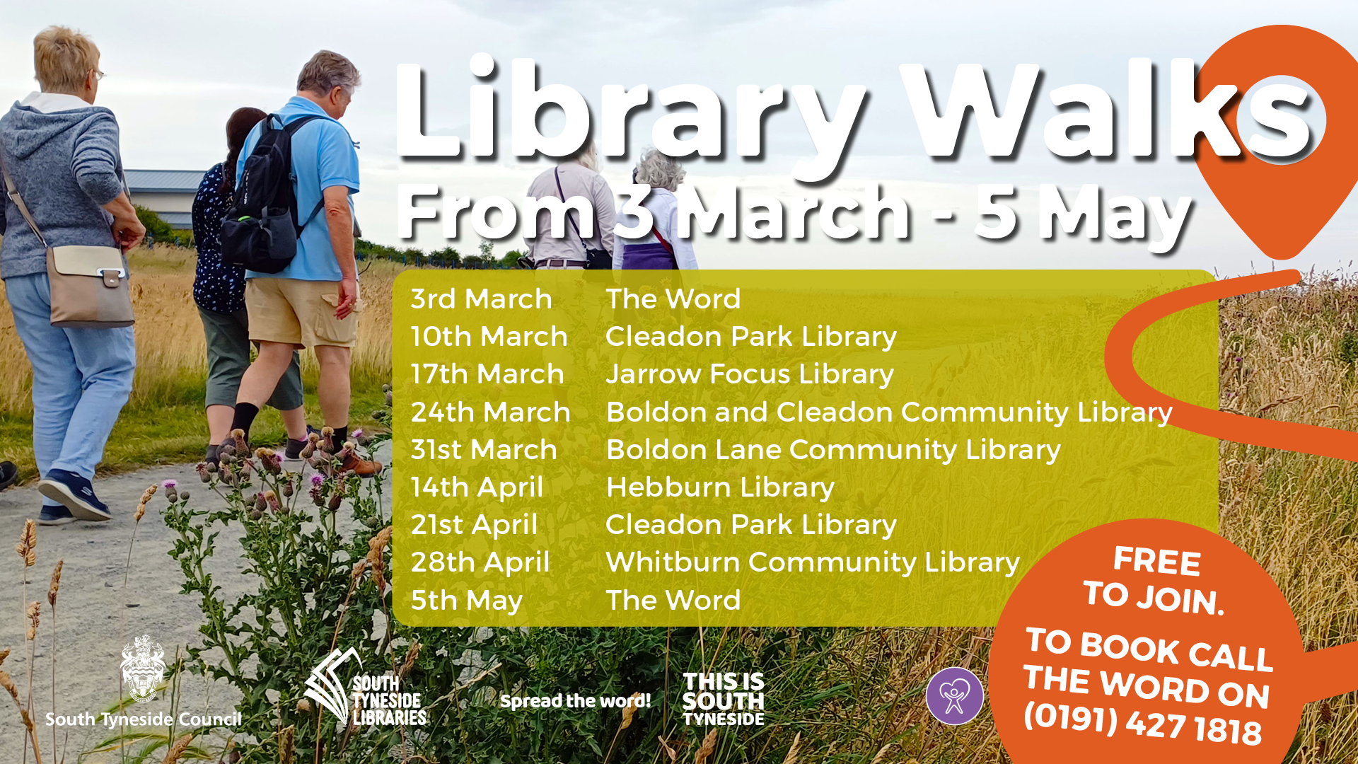 South - Library Walks - new upcoming dates (March - May 2026) 🚶🚶‍♀️ Get ...