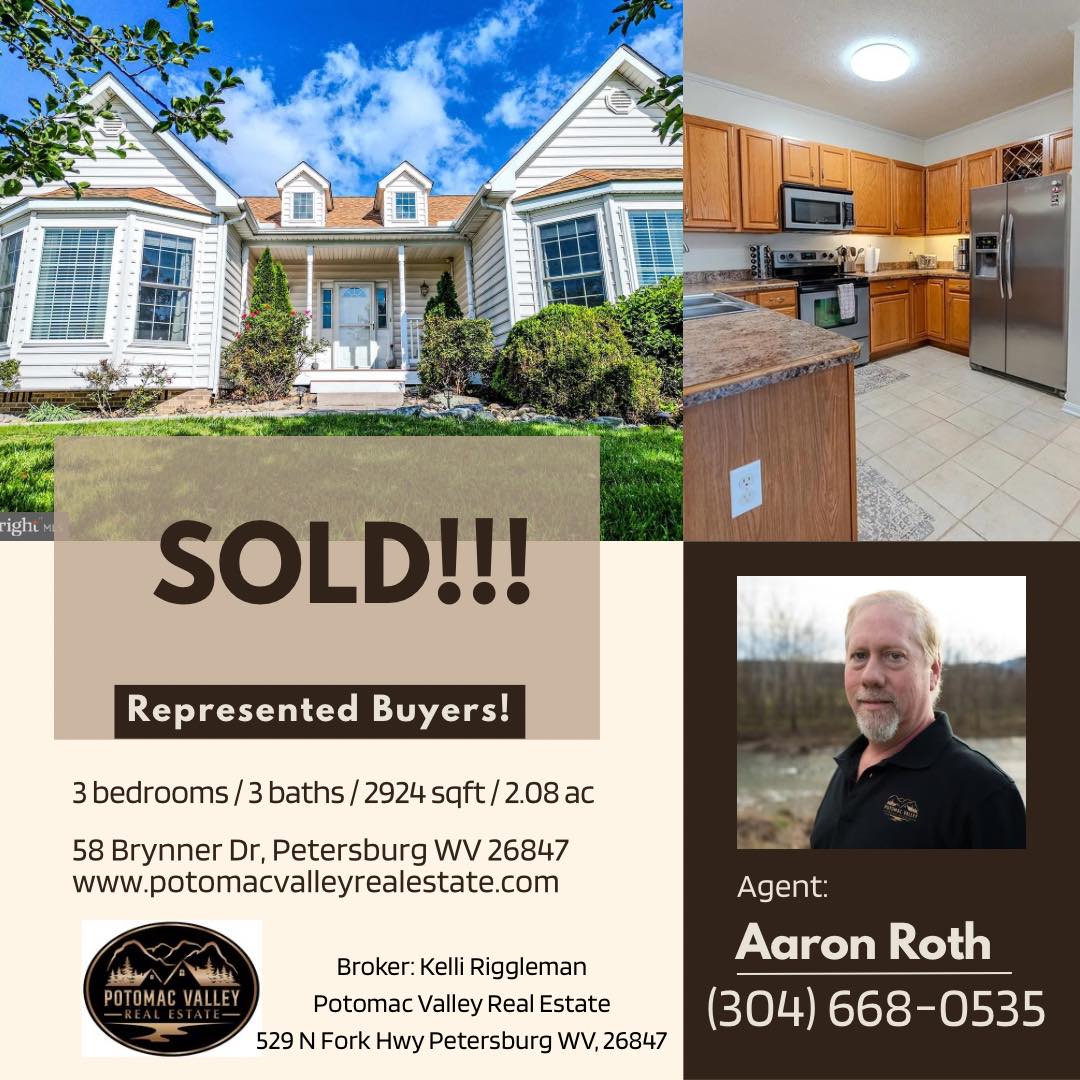 Potomac - 💥Sold!!💥 📱 Call Aaron Roth - sales agent (304) 668-0535 to ...